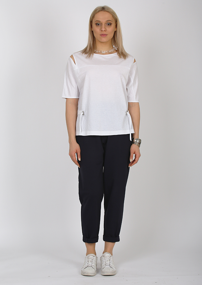 Брюки Шанхай темно синий