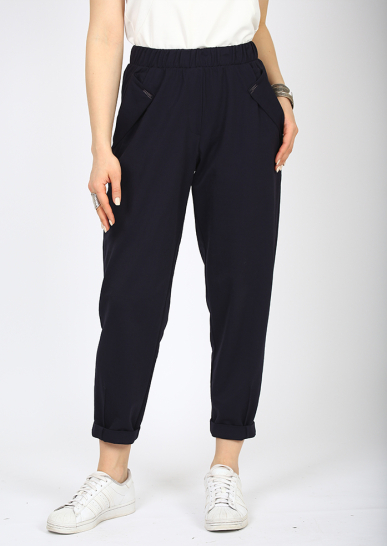 Брюки Шанхай темно синий