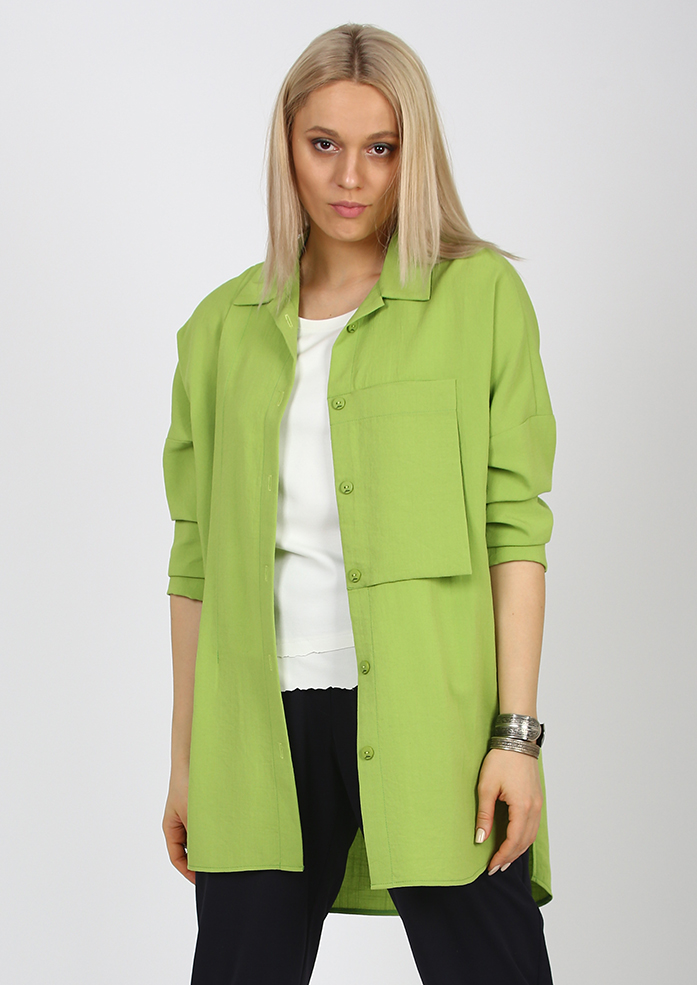 Рубашка Жасмин салатовый