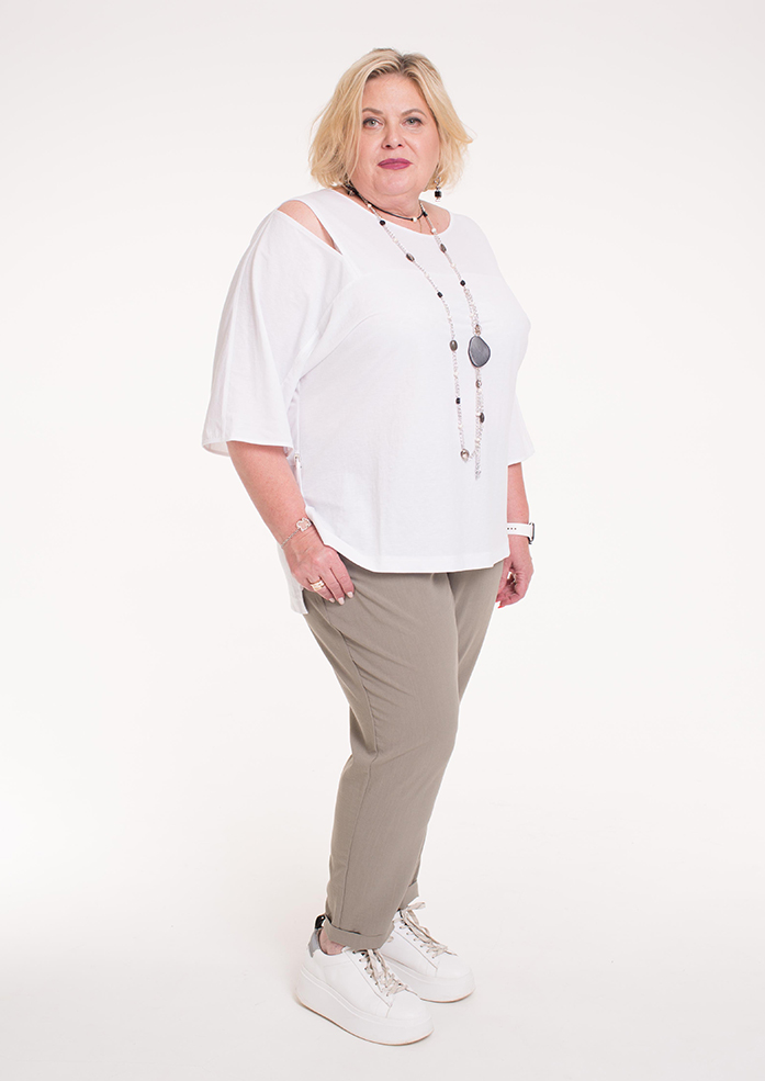 Блуза Лотос белый