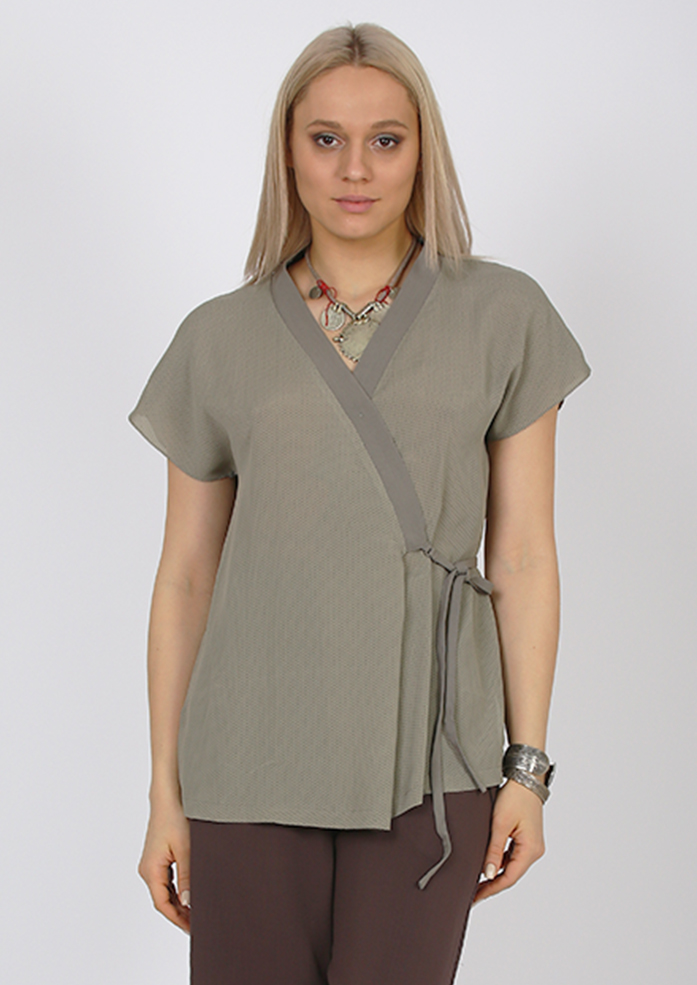 Блуза Тигуани оливковый