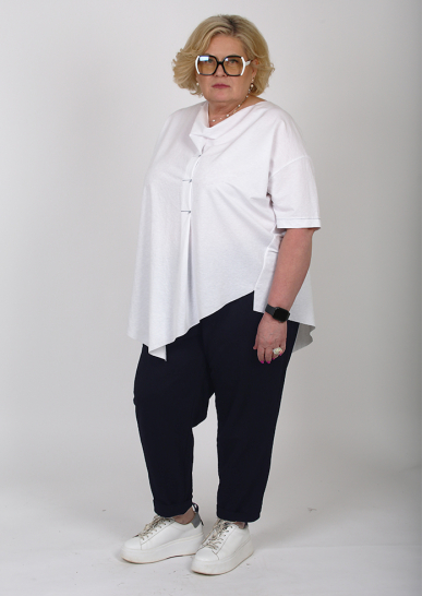 Брюки Шанхай темно синий