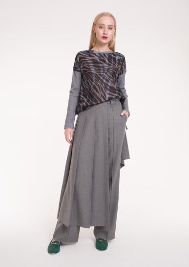 Юбка Северная Венеция серый