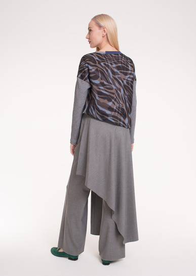 Юбка Северная Венеция серый