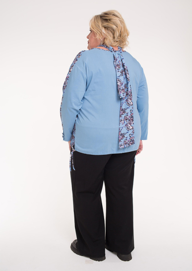 Блуза Аничков мост голубой