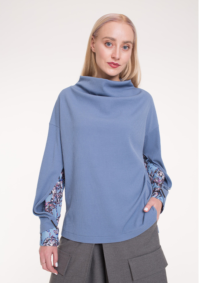 Джемпер Новелла голубой