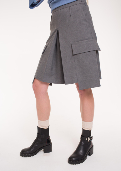 Шорты Северная Венеция серый