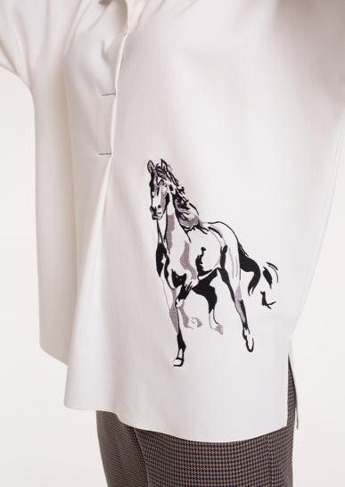 Блуза Медный всадник белый