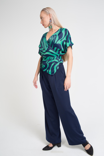 Брюки Марлен сапфир