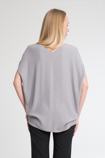 Блуза Живопись пудра