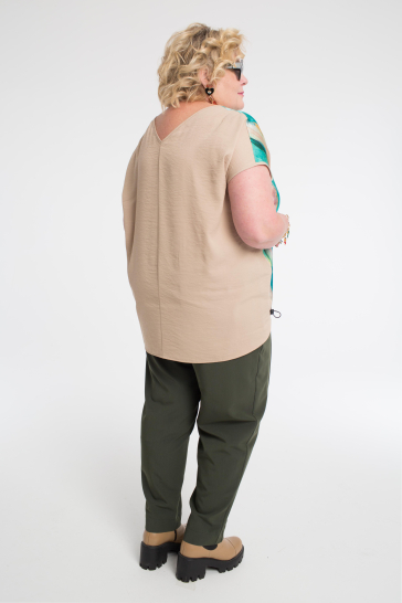 Блуза Живопись зеленый