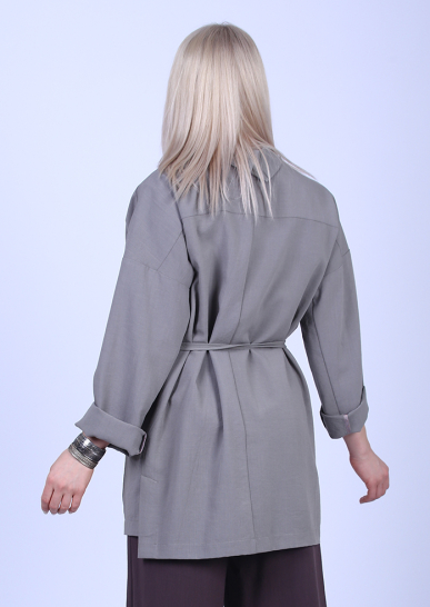 Жакет женский Бамбуковый сад хаки