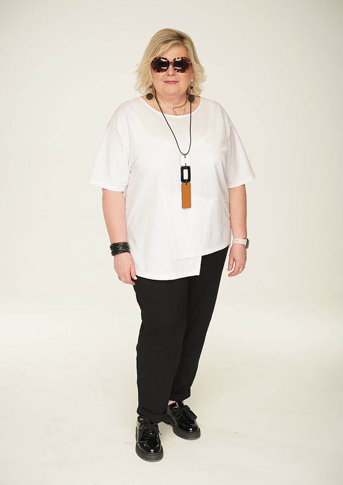 Футболка Орхидея белый