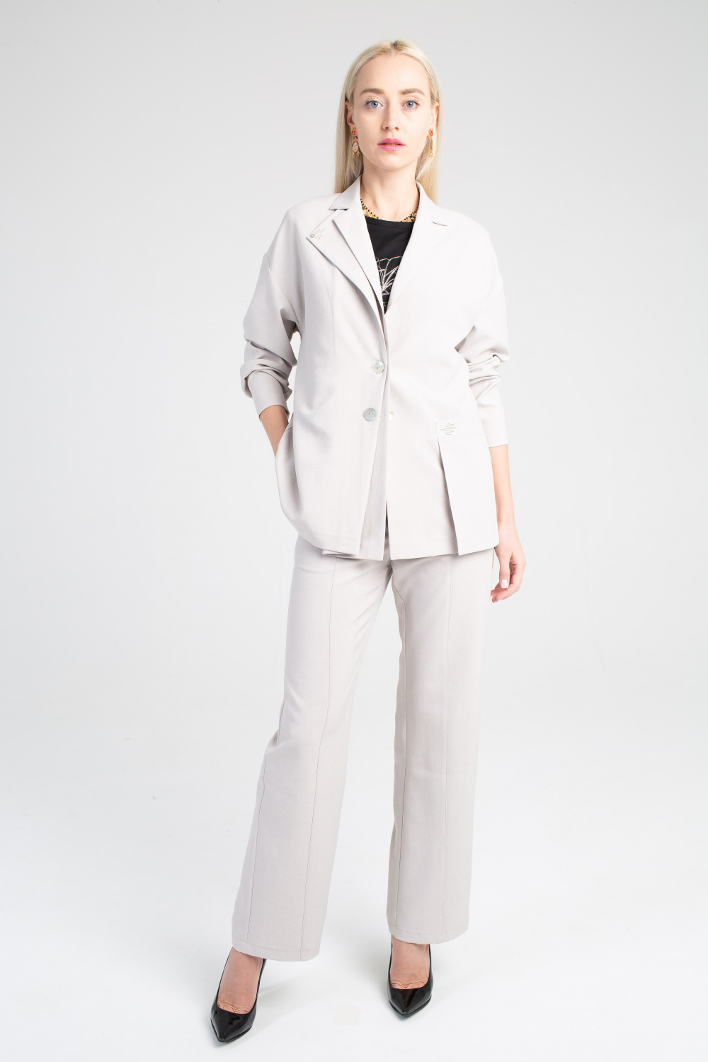 Жакет женский Цвет льна