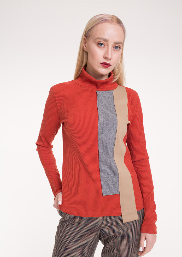 Джемпер Нева терракот