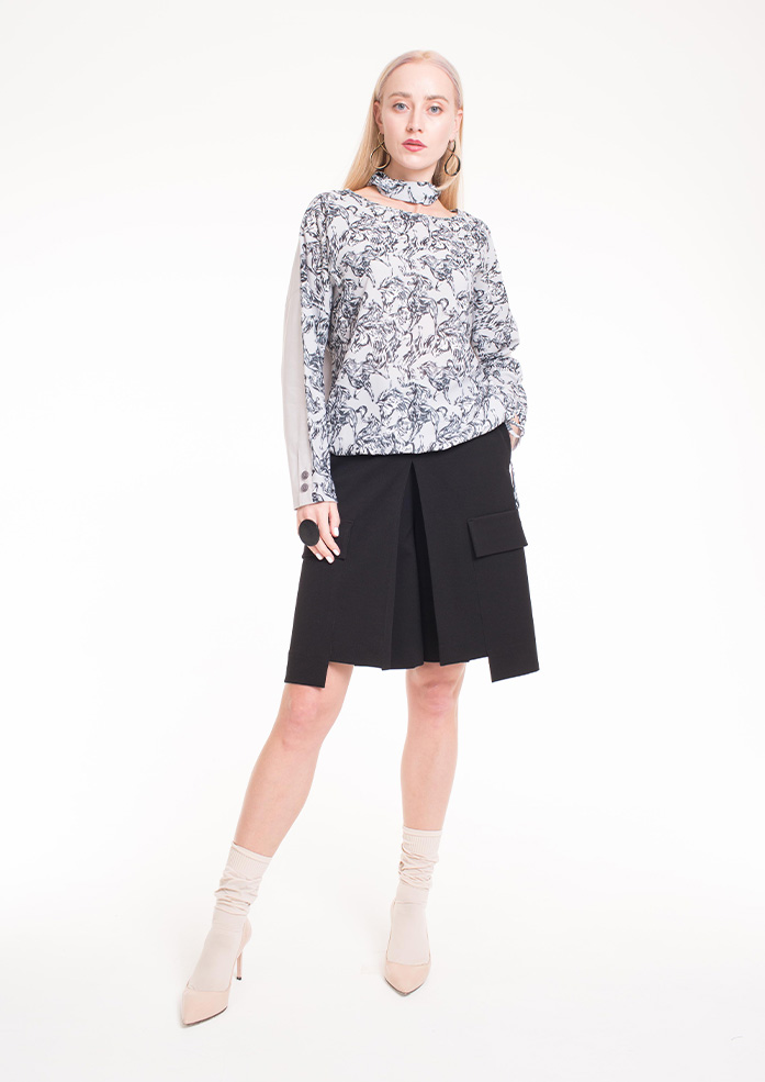 Шорты Северная Венеция черный