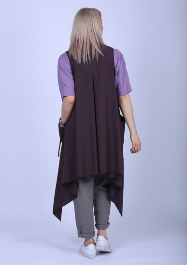 Накидка женская Пагода шоколад