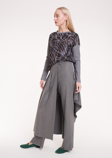 Брюки женские Северная Венеция серый