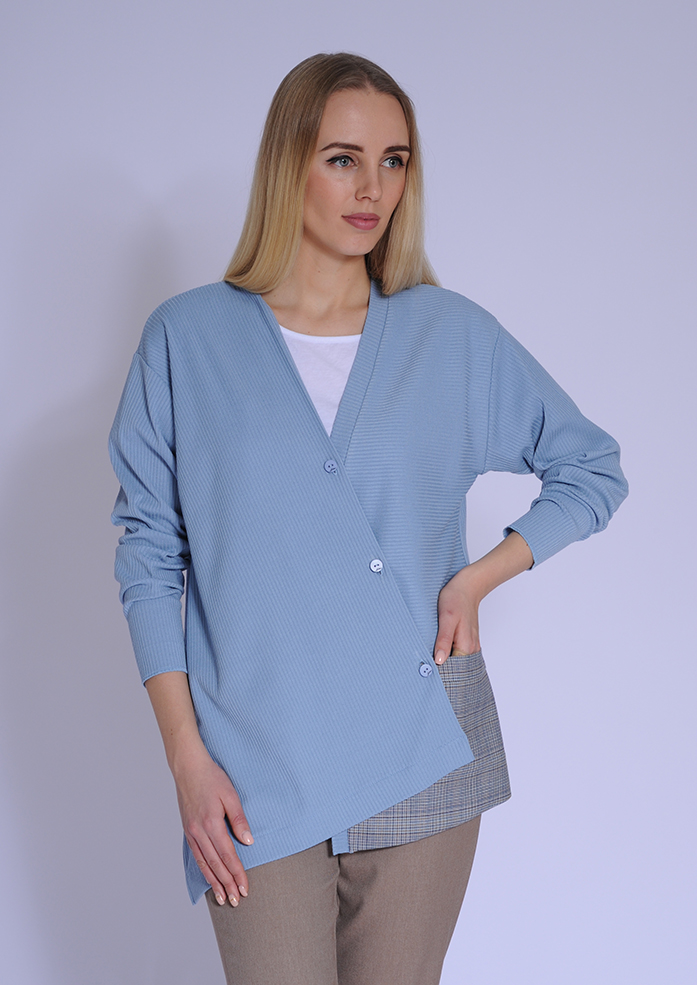 Жакет женский Аккорд голубой