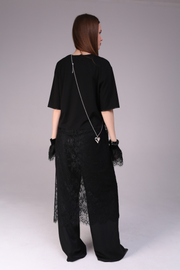 Платье женское платье (туника) чёрное