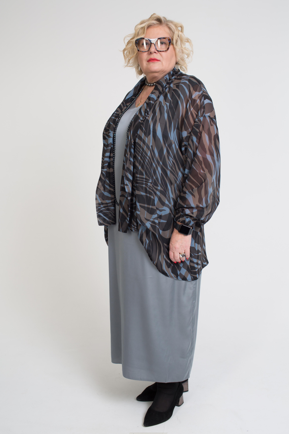 Блузон женская Шифон мультиколор