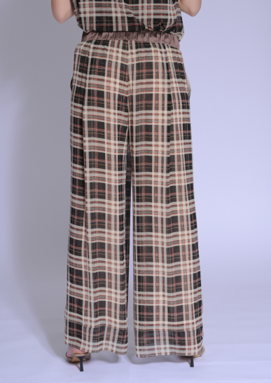 Брюки-юбка Музыка ветра коричневый