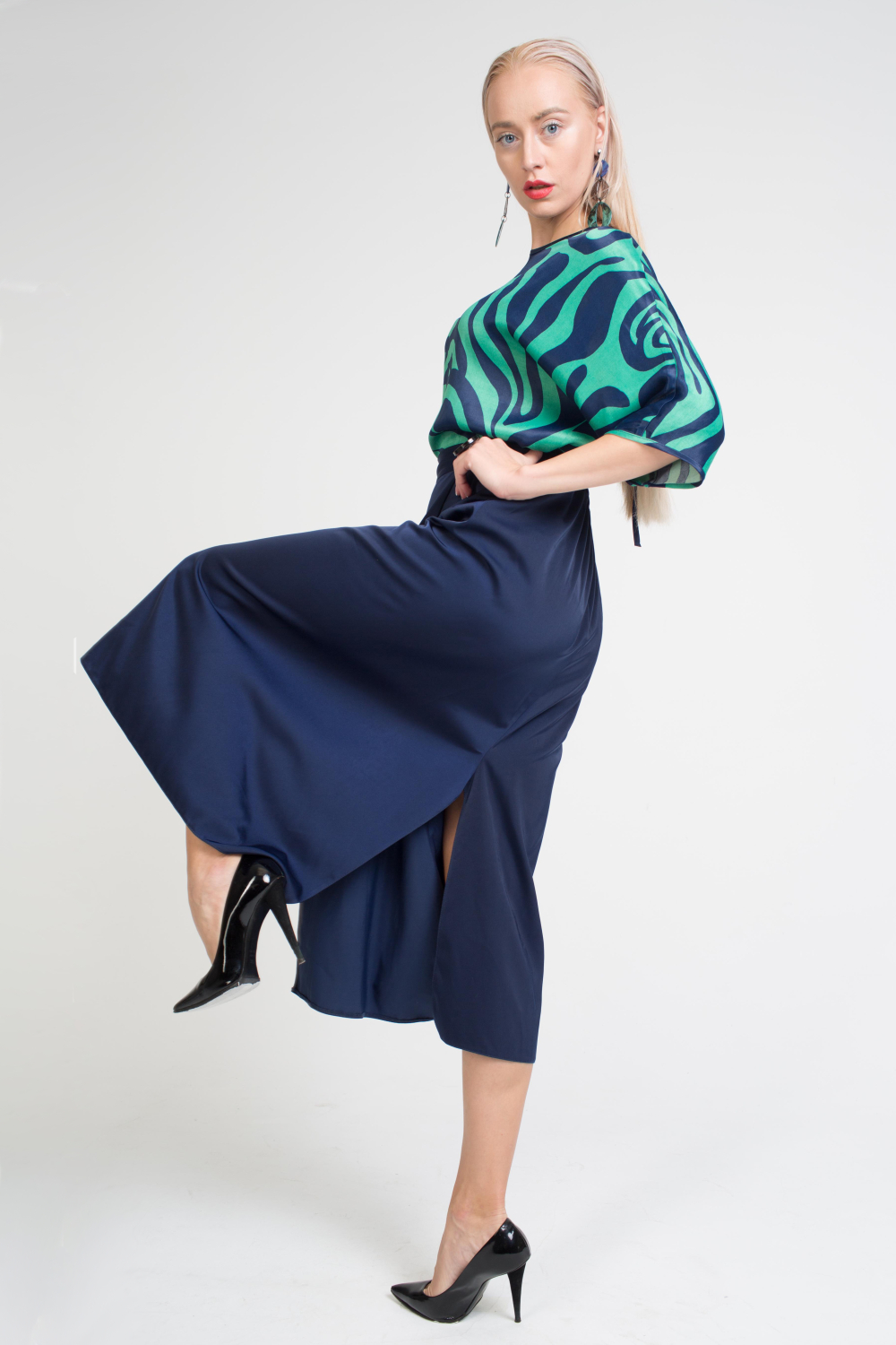 Платье Марлен изумруд