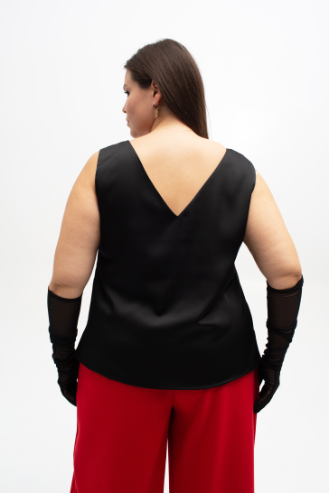 Блуза женская Двусторонняя чёрный