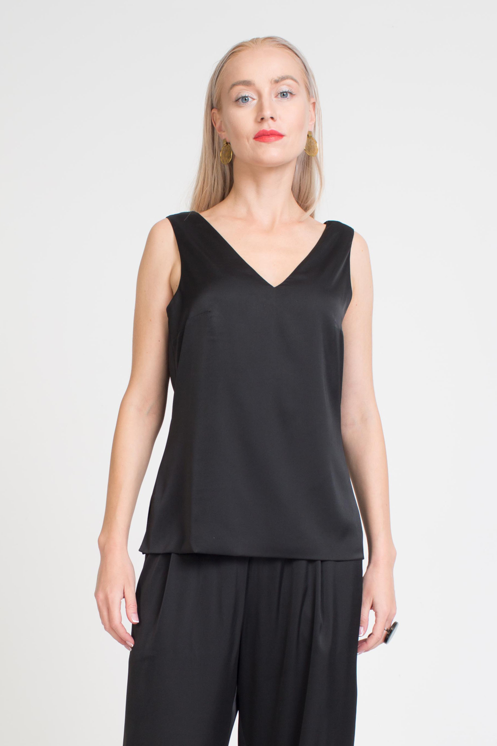 Блуза женская Двусторонняя чёрный