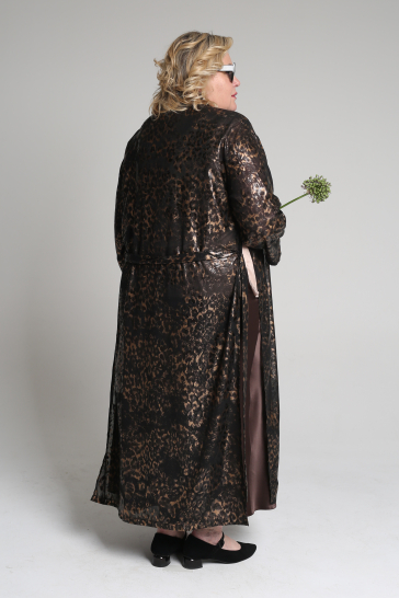 Платье-халат женское Модерн чёрный