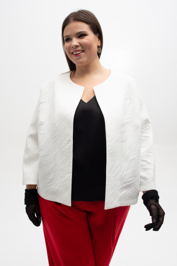 Жакет женский Зефир белый