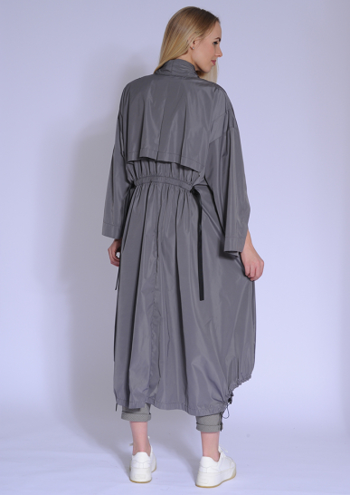 Плащ женский Ночной туман серый