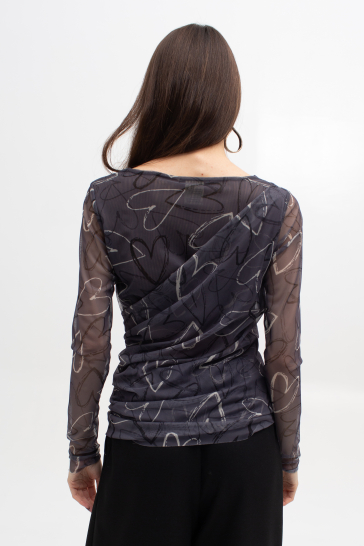 Джемпер женский Лав серый