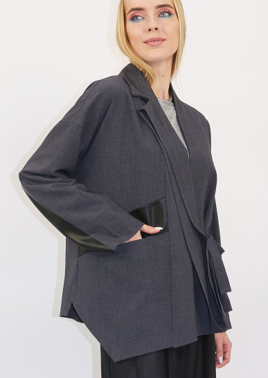 Жакет Черный перец антрацит