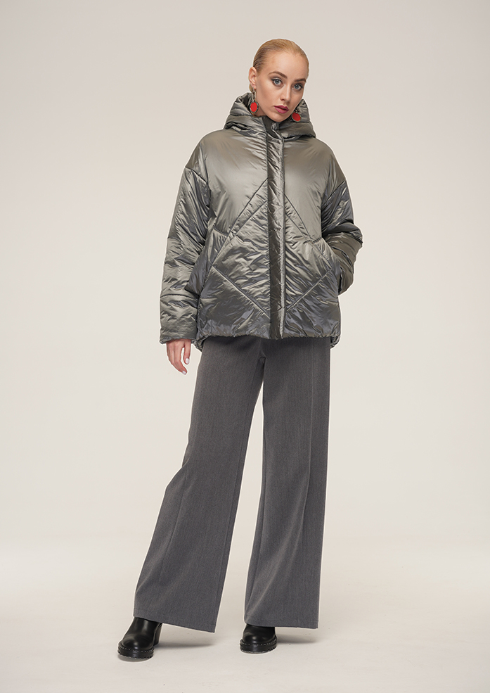 Куртка женская Аквамарин серый